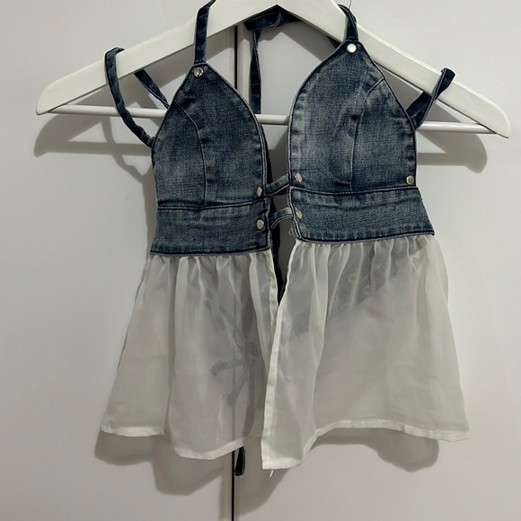 Women's I.AM.GIA. Jean Blouse Top - Picture 1 of 7